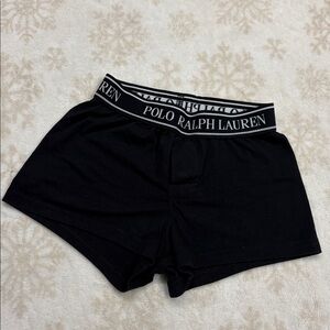 New Polo Ralph Lauren Black Kids Boys Comfy Boxer Briefs Size Small Underwear !